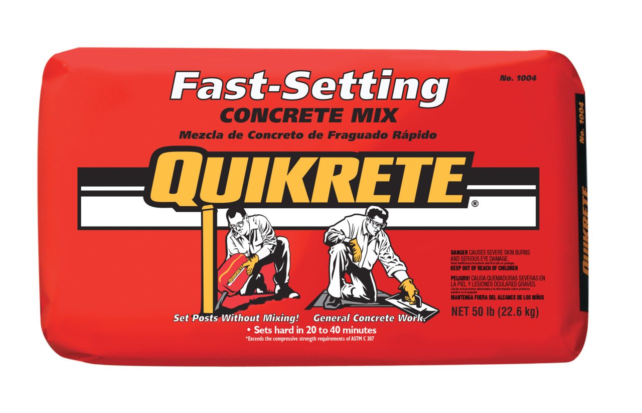 White Cap Quikrete Fast Setting Concrete Mix 50Lb